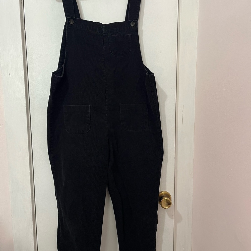 Classic Black Women's Overalls